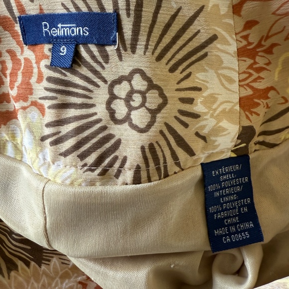 Y2K Lightweight Flowy MIDI Boho Floral Skirt - Picture 8 of 8